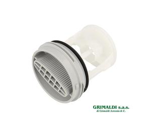 TAPPO FILTRO PER POMPA DI SCARICO LAVATRICE WHIRLPOOL 481010506380 ORIGINALE