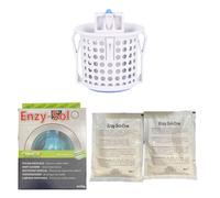 Tappo Filtro Pompa Scarico + Kit Pulizia Muffa Calcare Lavatrice Electrolux Rex