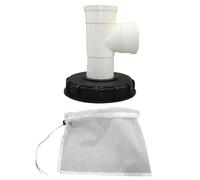 Tappo filtro tote, adattatore per tubo del serbatoio 'acqua, kit filtro per serbatoio, a gomito a 45° 90° per contenitore d'acqua, accessori per connettori per trasferimento interno ed