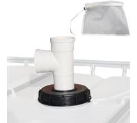 Tappo filtro tote | Coperchio del filtro | Coperchio del filtro | Copertura del barilotto di tonnellata con lavabile | Contenitore del serbatoio, adattatore per tubo per la casa, rubinetto spesso