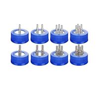 Tappo for bottiglia di ricarica da laboratorio - Acciaio inossidabile e PP, 1 pezzo, a prova di perdite, compatibile con GL45(PP2way46mm)