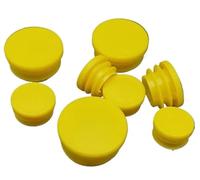 Tappo for foro in silicone, Tappi in gomma impermeabili, 8 pezzi Puntali for gambe in for hardware for mobili Rotondi gialli for in for sedie da tavolo Suggerimenti di ricambio Piedini multiuso(32mm)