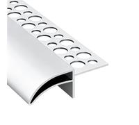 Tappo For Gocciolatoio In Alluminio, Modanatura Deviatore Bordo Parete | Previene il deflusso acqua piovana, tagliabile, facile installazione, miglioramento della casa(35mm)