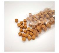 Tappo for provette da laboratorio in sughero di legno 7,5 mm a 30, 100 pezzi, tappo for bottiglie vetro, personalizzato Attrezzature da laboratorio