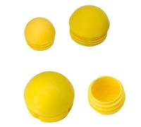 Tappo for tubo tondo in plastica gialla da 4 pezzi da 16 ~ 42 mm | Accessori for mobili(30mm)