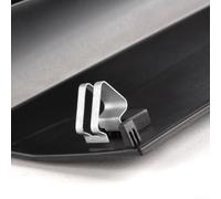 Tappo Foro Barra Traino per BMW E83 X3 2007-2011 Nero Ricambio Diretto | Plastic, Direct Fit, Easy Install, OEM 51123416243, Rear Bumper Replacement