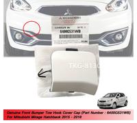 Tappo gancio traino paraurti anteriore originale uso per Mitsubishi Mirage...