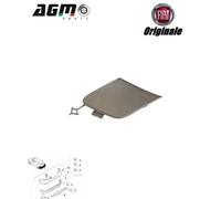 Tappo gancio traino paraurti posteriore coperchio originale fiat 500x 735685832