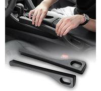 Tappo Gap Sedile Auto Striscia A Prova Di Perdite Universale Riempimento Gap Sedile Auto Tappetino Riempimento Seggiolino Per Riempire Lo Spazio Tra Sedile E Console Blocco Caduta 2 Pcs (nero)