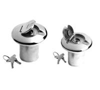 TAPPO IMBARCO MM.50 INOX FUEL BENZINA CON CHIAVE PER BARCA GOMMONE
