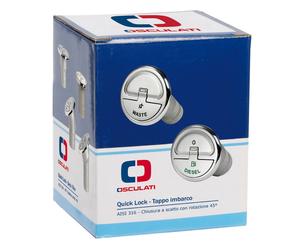 Tappo imbarco Quick Lock Diesel mm 50 - 1 PZ Osculati - 20.366.03 - 2036603