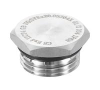 Tappo in Acciaio Inox per Filetto Maschio G1/2 Testa Esagonale