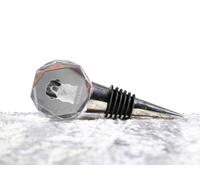 Tappo In Cristallo Per Vino Francese Con Arte Di Cane