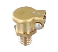 Tappo in ottone con coperchio ribaltabile a molla oliatore | Adatto for accessori a molla for oliatore motore for grasso in lega zincata