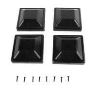 Tappo in plastica per pali di recinzione da 10,2 x 10,2 cm, protezione essenziale dalle intemperie (