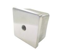 TAPPO INOX AISI 316 CON FILETTO M8 PER TUBO QUADRO - MISURA 40x40x2