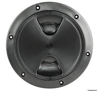 Tappo ispezione a vite nero 125 mm
