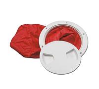 Tappo ispezione bianco per barca camper gommone vela con tasca mm 210 (050227)