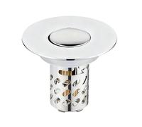 Tappo Lavello | Filtro In Acciaio Inossidabile Con Cestello Rimovibile | Tappo Per Scarico Doccia Con Nucleo Rimbalzante | per Casa Toilette Idromassaggio Lavanderia Appartamento Bar Interno Balcone