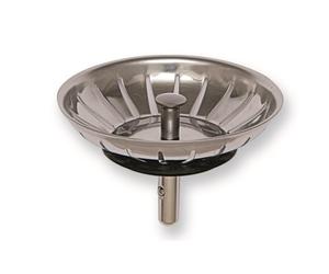 Tappo Lavello Inox Basket con griglia da 82mm