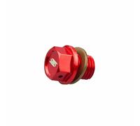 SCAR Tappo Scarico Olio Compatibile con KTM SX SXF EXC EXC TPI EXCF 50 65 85 125 150 250 300 350 450 500 HUSQVARNA TC TE TEi TX FE FC FX FS GASGAS MC MCF EC ECF EX EXF 00-23 - Rosso