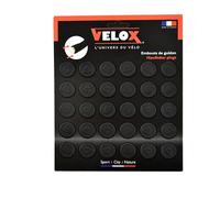Set di 30 tappi manubrio per bici da corsa Velox Noir