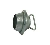 Tappo Maschio Zincato con Anello Misura DN 80 | DN 100 | DN 120 Raccordi Zincati Sferici (DN 120)