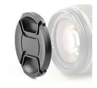 Tappo Obiettivo (Frontale) Compatibile con Ø 82mm - Canon, Nikon, Fujifilm, Olympus, Sony, Panasonic, Pentax, Snap-On: Pinch Centrale Coperchio Copertura Cover cap