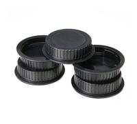 Tappo obiettivo posteriore nero 5 pezzi per Canon per obiettivi attacco Eos EF -