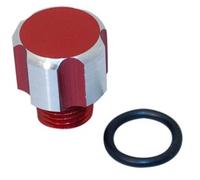 TAPPO OLIO INGRANAGGI DERBI SENDA ROSSO ANODIZZATO GEAR CAP BOLT SCREW RED