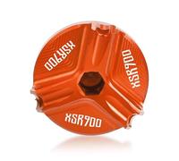 tappo olio moto PER XSR700 XSR900 Accessori Per Moto Xsr900 Tappo Di Riempimento Olio Motore Vite A Testa Cilindrica M28*3.0(Orange XSR900)