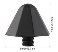 Tappo Ombrello Protettivo Trekking Top Protezione Materiale Plastico Colore Nero