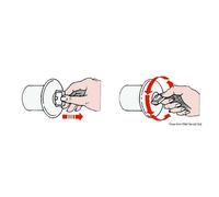 Tappo ottone cromato inclinato a filo Fuel 38 mm - 1 PZ Osculati - 20.667.08