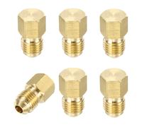 Tappo Ottone Maschio a Svasatura SAE 1/4\" 45 Gradi 6 Pezzi