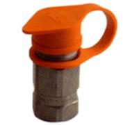 Tappo Parapolvere Faster Rosso M3/4" ISO 16028 - 2 pz Made in Italy