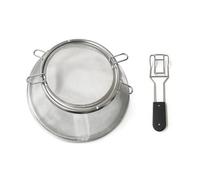 Tappo parascintille Ø 43 cm in 100% acciaio inox 304 con manico resistente al calore per braciere e braciere