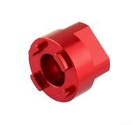 Tappo pedivella e strumento di rimozione per Sram per movimento centrale Dub, set di riparazione in lega di alluminio con viti per ciclisti e meccanici, nero (C-rosso)