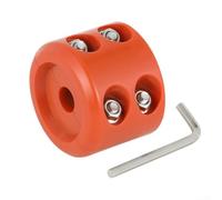 Tappo per argano per camion ATV Utv, protezione in gomma per cavi, previene danni al paraurti, resistente, accessorio per recupero di linee chemigum, con kit di ferramenta, colore nero (arancione