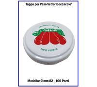 Tappo per Boccaccio Capsula Tappi per Vaso Barattolo in Vetro Capsule 100 pz