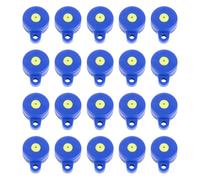 Tappo per bottiglia d'acqua, 20 pezzi, kit di gonfiaggio per tiro, rumoroso, adatto per varie bottiglie di plastica, buona tenuta, interessante, con aghi a sfera, corda e borsa a rete