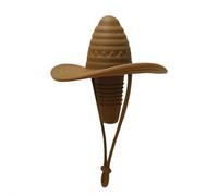 Tappo per bottiglia di vino a forma di cappello da cowboy, in silicone, grazioso accessorio per sigillare e mantenere i vini freschi, gadget da cucina divertente regalo per gli amanti del vino (caffè)