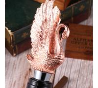 Tappo per bottiglia di vino a forma di cigno, in lega di zinco, creativo, per