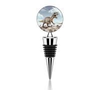 Tappo per bottiglia di vino a forma di dinosauro, riutilizzabile, con chiusura sottovuoto, ideale per conservare il vino, accessorio regalo per bar, feste, matrimoni, occasioni celebrative