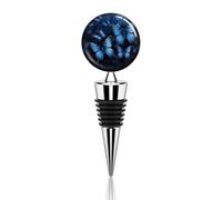 Tappo per bottiglia di vino a forma di farfalla, colore blu scuro, riutilizzabile, tappo decorativo per sottovuoto, ideale come regalo per bar, feste, matrimoni, occasioni celebrative