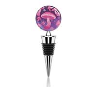 Tappo per bottiglia di vino a forma di fungo rosa, riutilizzabile, sigillante decorativo per mantenere il vino fresco, è un accessorio ideale come regalo