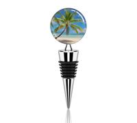 Tappo per bottiglia di vino a forma di palma tropicale, riutilizzabile, sigillante decorativo per mantenere il vino fresco, è un accessorio ideale come regalo