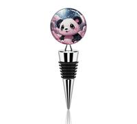 Tappo per bottiglia di vino a forma di panda, riutilizzabile, con chiusura sottovuoto, accessorio ideale per conservare il vino, accessorio regalo per bar, feste, matrimoni, occasioni celebrative