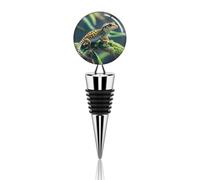 Tappo per bottiglia di vino a forma di piccolo geco leopardo, riutilizzabile, sigillante decorativo per mantenere il vino fresco, è un accessorio ideale come regalo