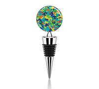 Tappo per bottiglia di vino a forma di puzzle colorato, riutilizzabile, tappo per sottovuoto, accessorio ideale per conservare il vino, accessorio regalo per bar, feste, matrimoni, occasioni