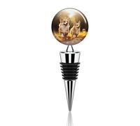 Tappo per bottiglia di vino a forma di simpatico cane Corgi, riutilizzabile, con chiusura sottovuoto, accessorio ideale per conservare il vino, accessorio regalo per bar, feste, matrimoni, occasioni
